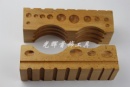 wood channel for jewelry tools