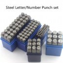 Steel Letter Number Punch Set