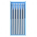 pointed steel burs